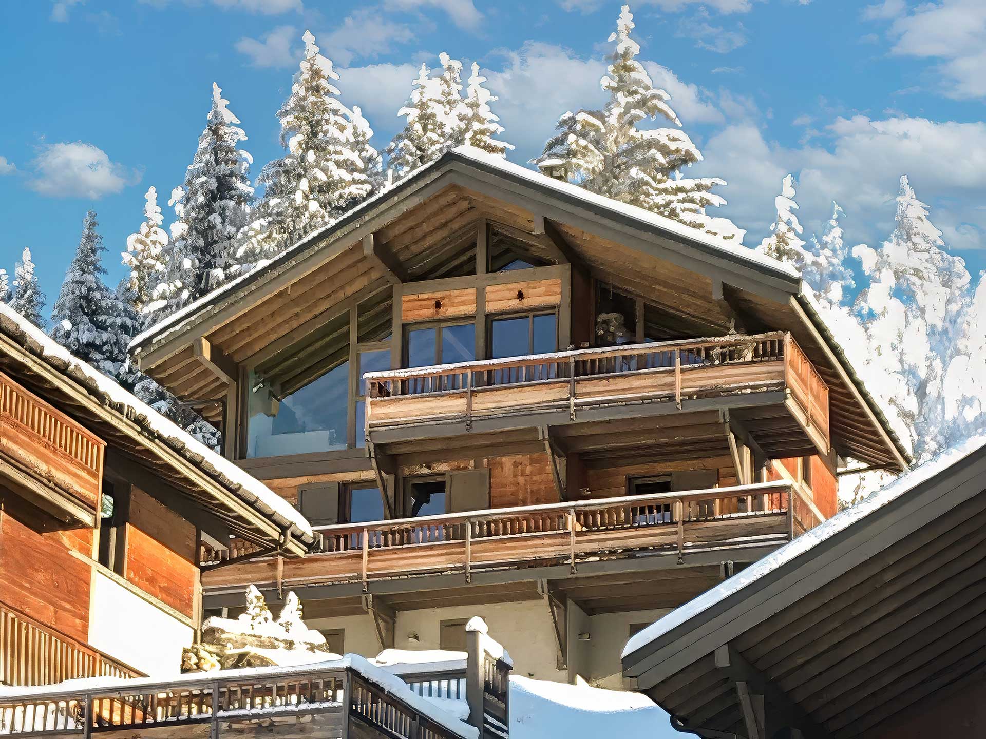 Vue exterieur chalet