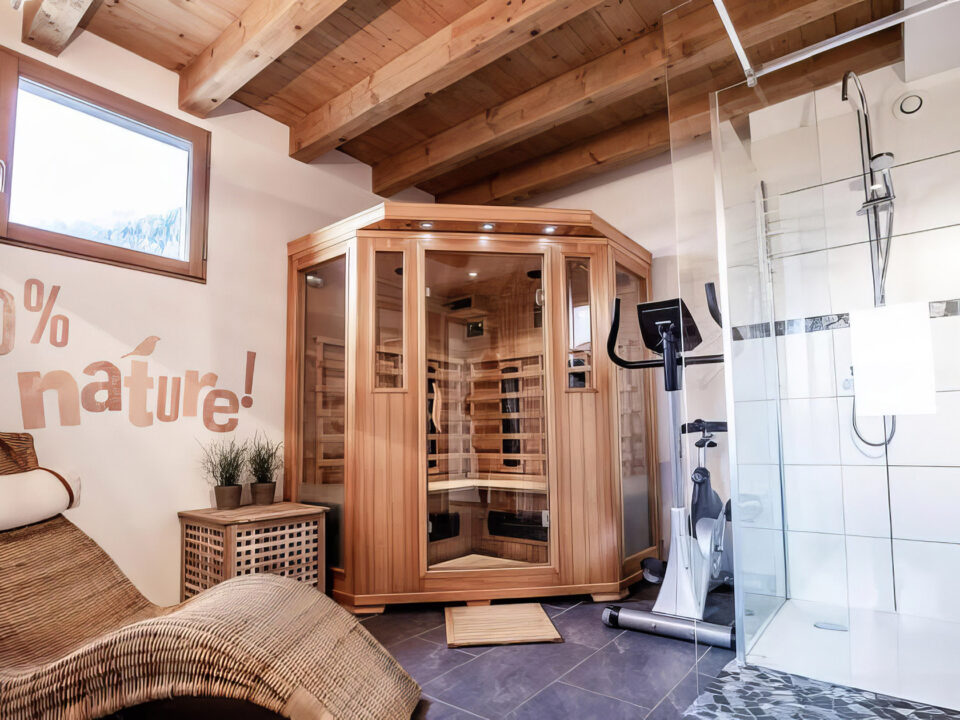 sauna infrarouges du chalet