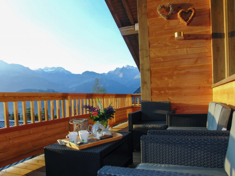 balcon du Chalet La Carline été