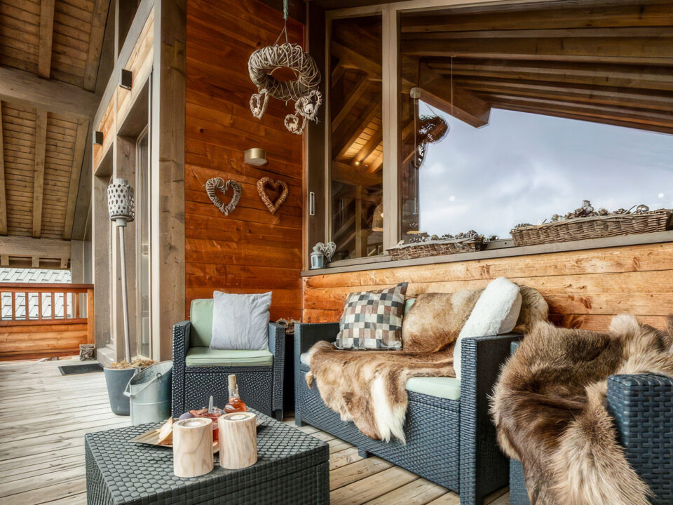 balcon du Chalet La Carline
